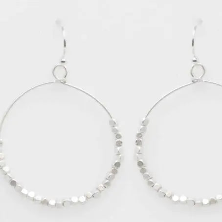 Earrings Beaded oz Hoops