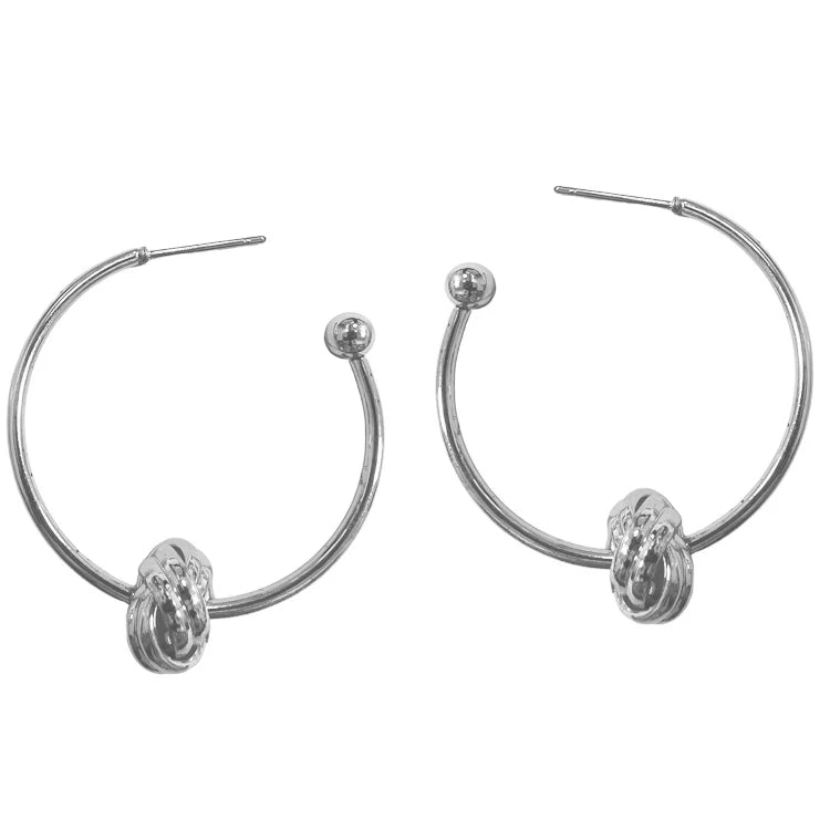 WH earrings Knot Hoop