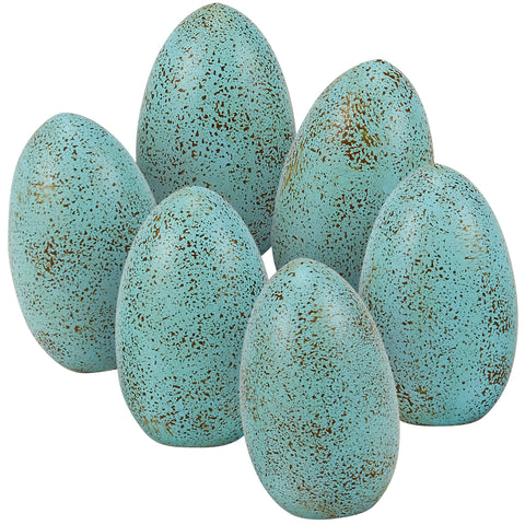 Wooden Eggs Blue