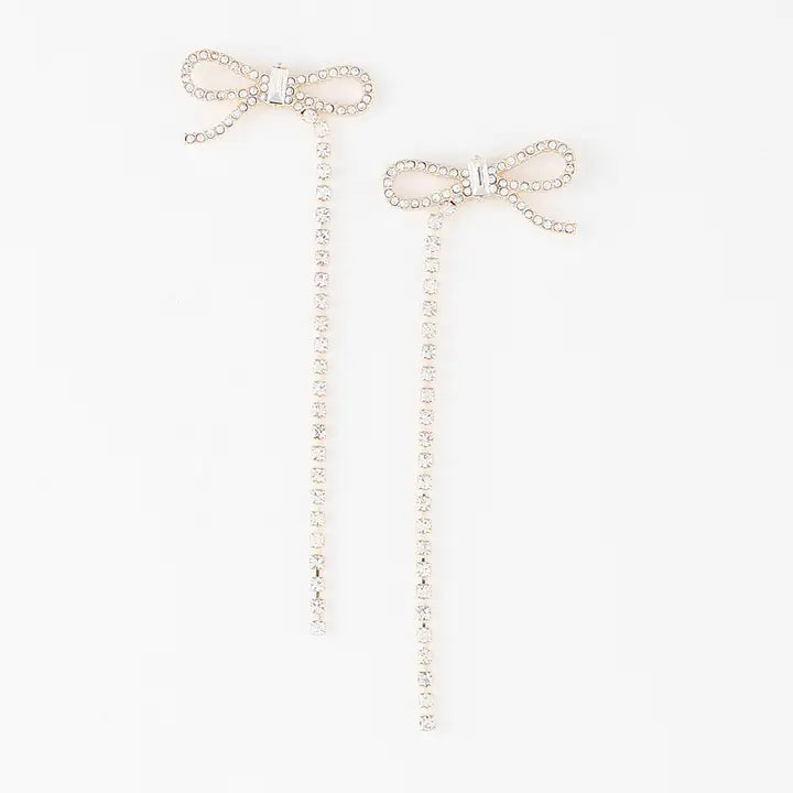 Earrings Gold Ribbon